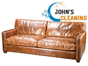 Clean Leather Sofa